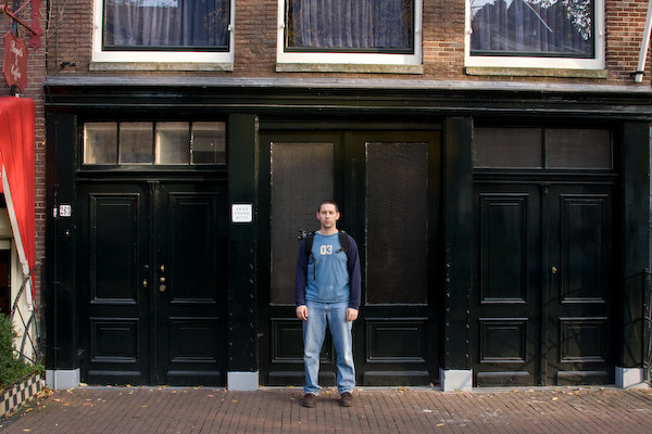 Me in front of Anne Frank House